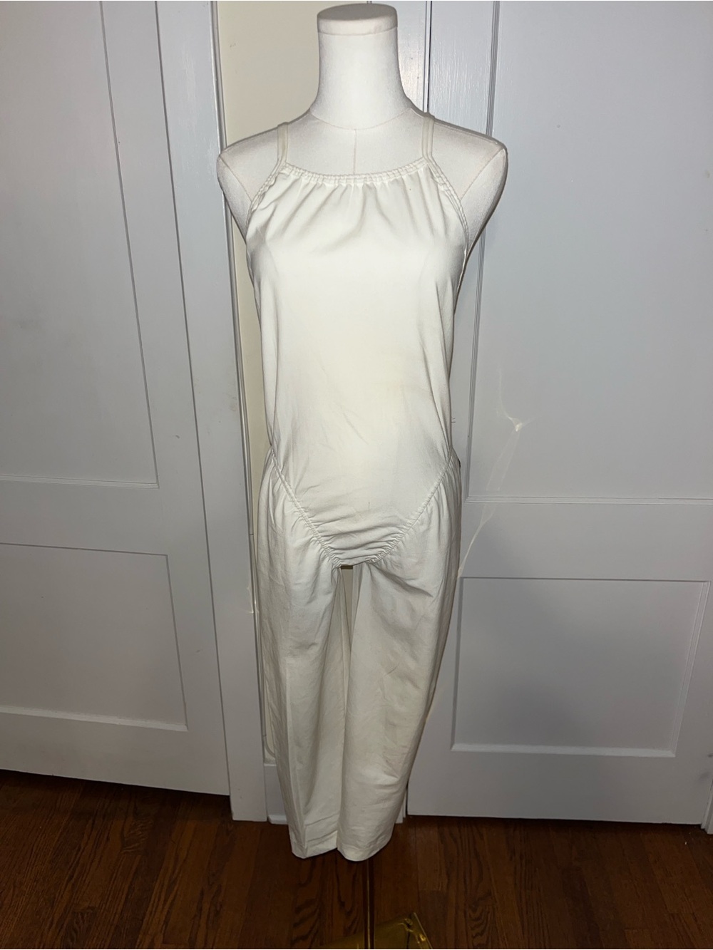 ISSEY MIYAKE Dramatic Open-Back Black Jumpsuit — Anna Bayle Archive